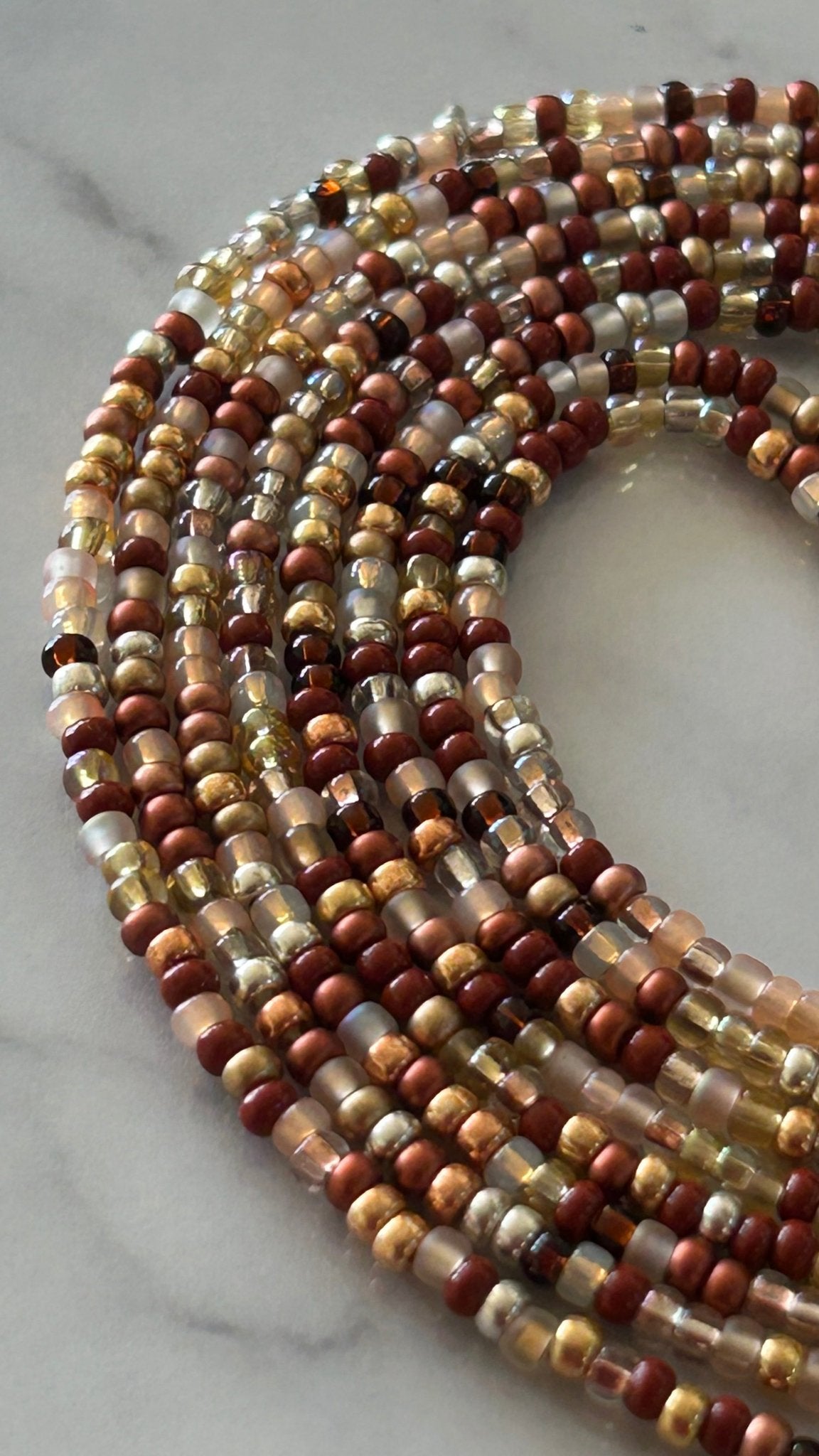 Cinnamon Sugar Waist Beads - Red Butterfly Sanctuary