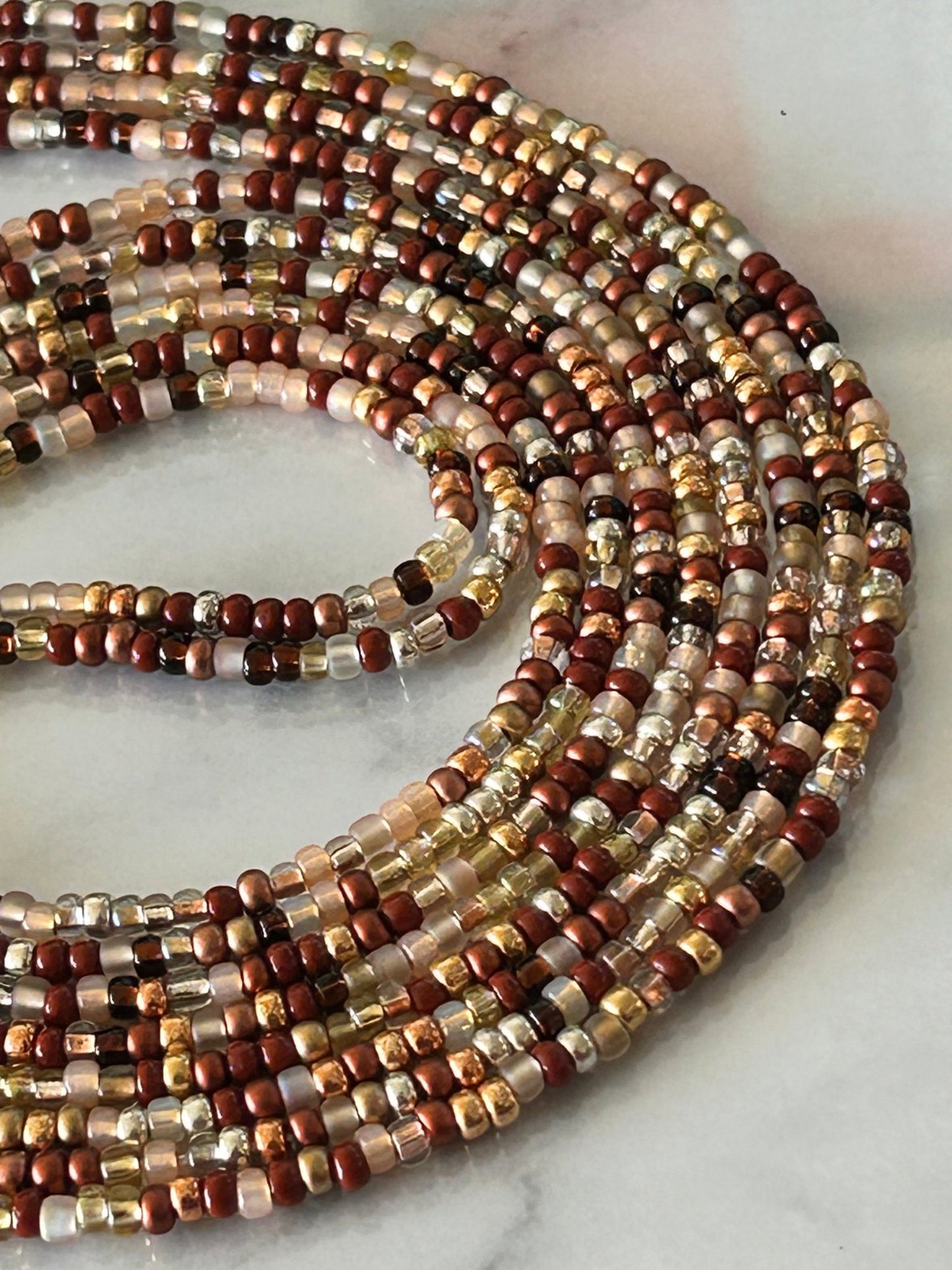 Cinnamon Sugar Waist Beads - Red Butterfly Sanctuary