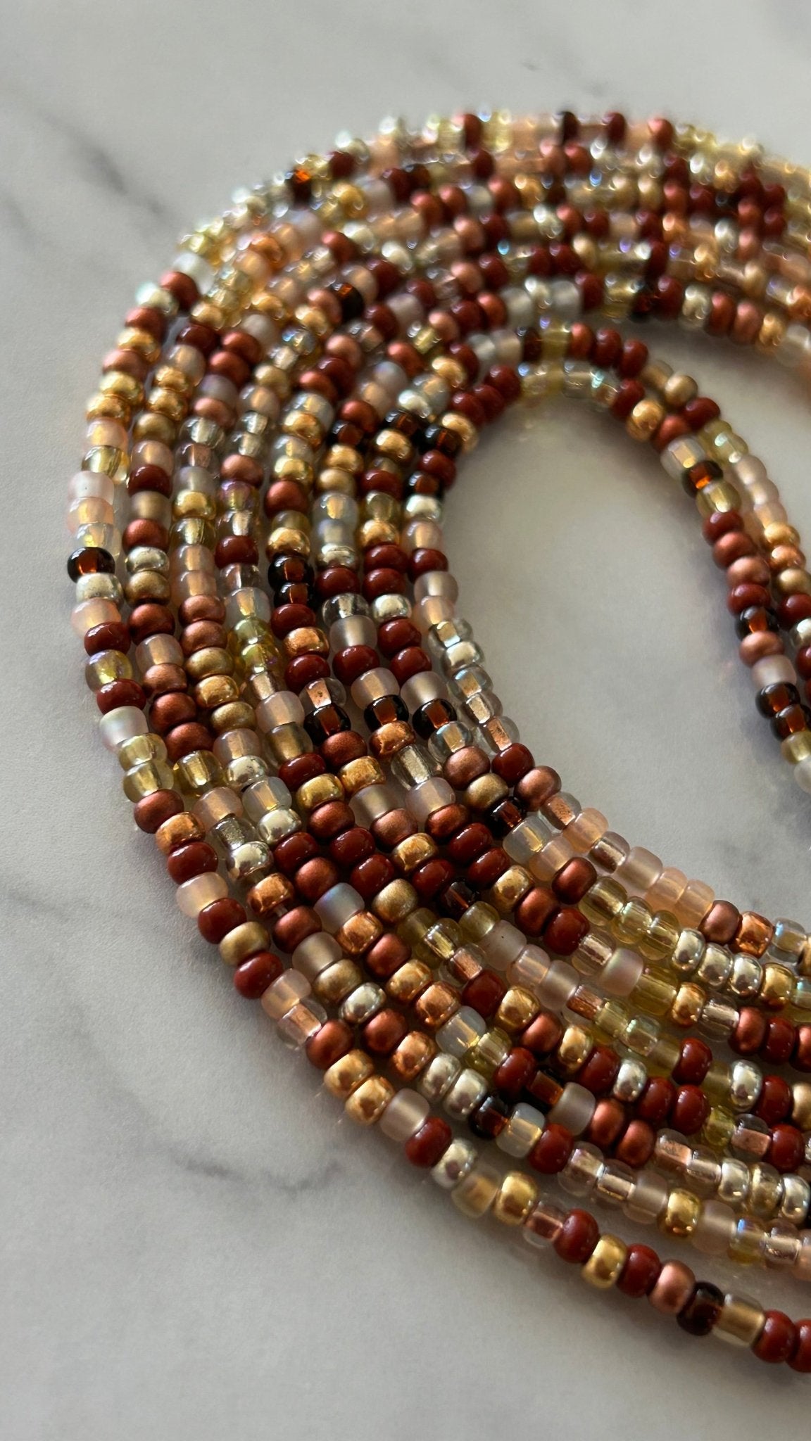 Cinnamon Sugar Waist Beads - Red Butterfly Sanctuary
