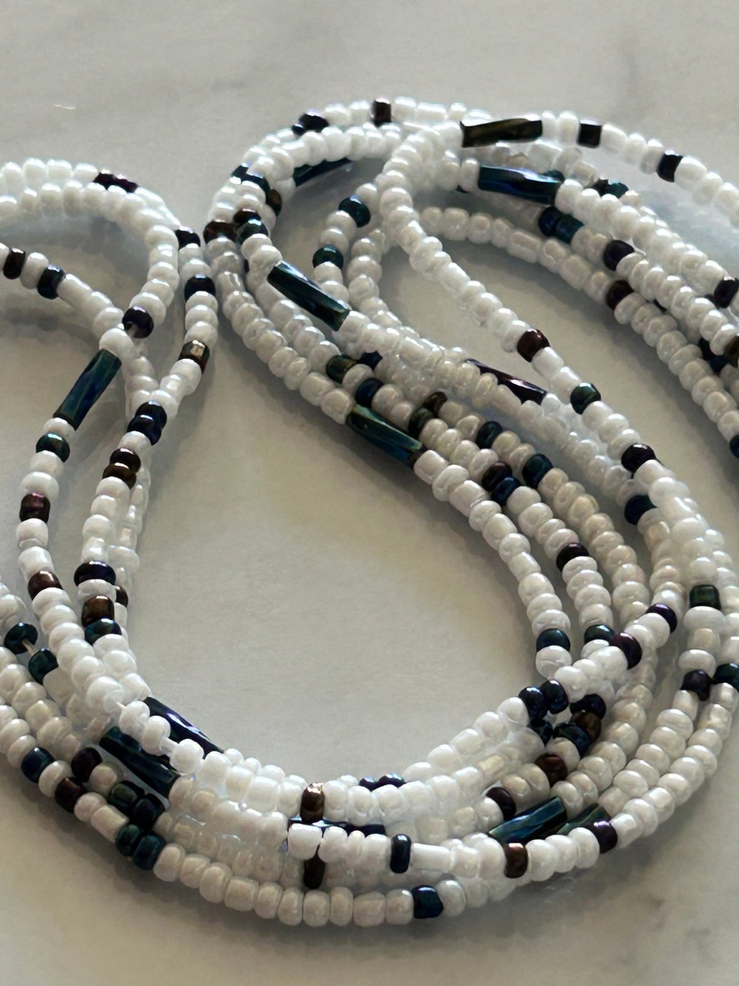 Quiet Reflection Waist Beads - Red Butterfly Sanctuary