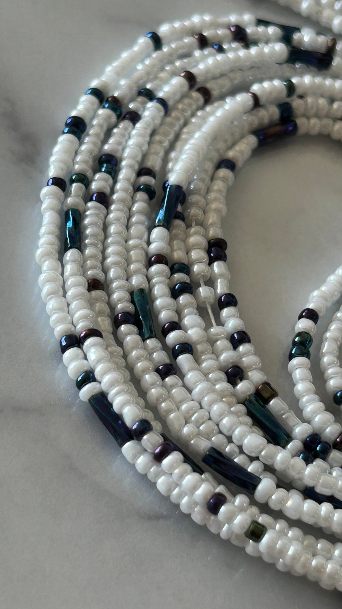 Quiet Reflection Waist Beads - Red Butterfly Sanctuary