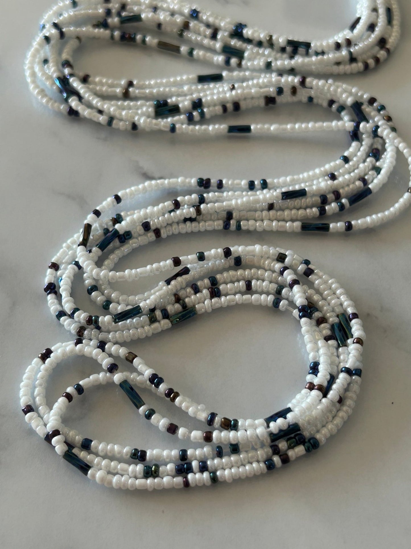 Quiet Reflection Waist Beads - Red Butterfly Sanctuary