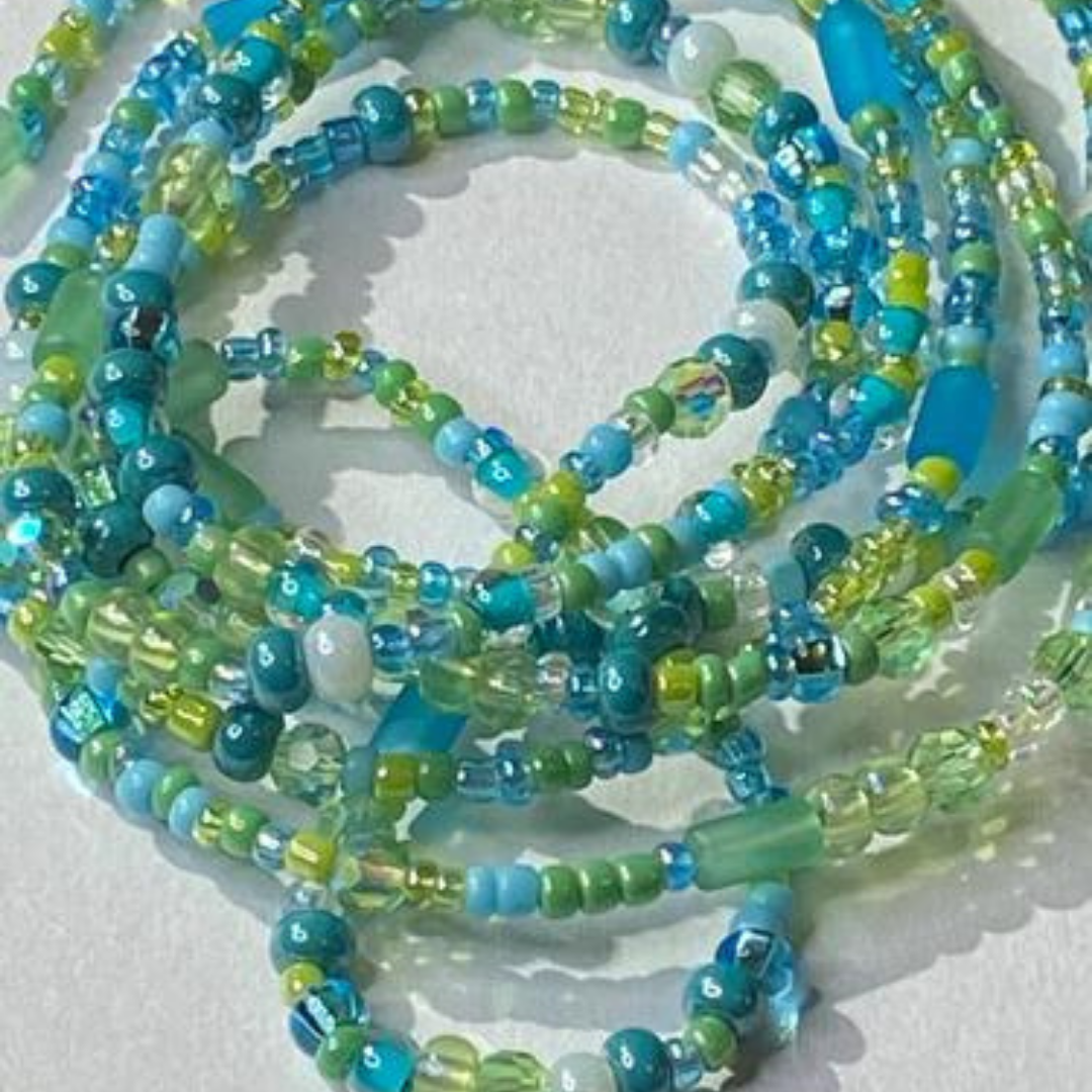 Ocean Kisses Waist Beads - Red Butterfly Chronicles
